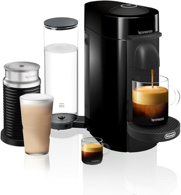 Nespresso Evoluo Graphite Metal & Aeroccino3 Milk Frother